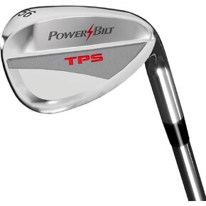 أسافين جولف PowerBilt TPS، اليد اليمنى واليسرى، فردية 52 56 60 64 درجة فجوة رملية لنوادي الجولف للرجال، مرجح عند أصابع القدم العالية in Kuwait