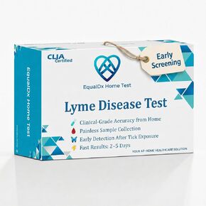 مجموعة أدوات اختبار مرض لايم - اكتشاف سهل في المنزل وبدون ألم بعد التعرض للقراد - نتائج سريعة ودقيقة، فحص موثوق لبكتيريا البوريليا لإجراء اختبار مريح وفعال in Kuwait