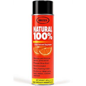 Natural100 Industrial Citrus Degreaser Spray, Instantly Removes Grease, Oil & Adhesive, 27Kv Electrical-safe, Trusted on Metal, Engines, Motors, Tools, Concrete & More in Saudi Arabia