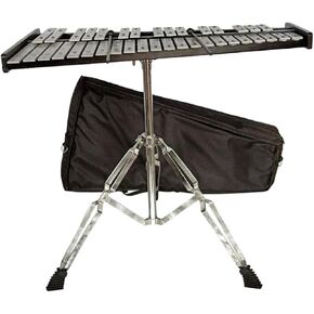 37 Note Glockenspiel Metal Bars Adjustable Xylophone Percussion Instrument for Music Class Orchestra- no music stand in Kuwait