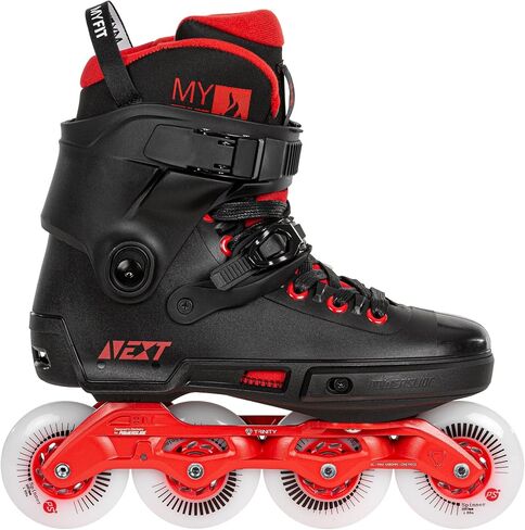 Powerslide Next 80 Skates - Black/Red in Saudi Arabia