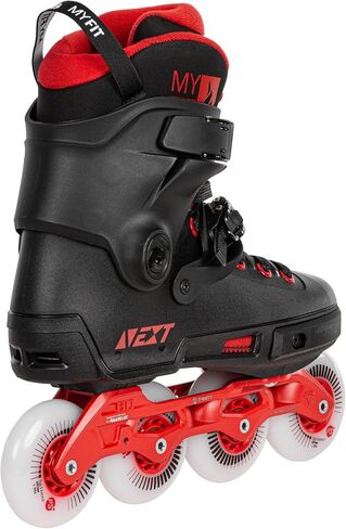 Powerslide Next 80 Skates - Black/Red in Saudi Arabia