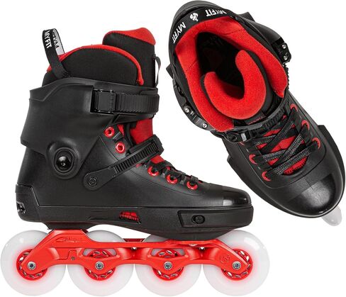 Powerslide Next 80 Skates - Black/Red in Saudi Arabia