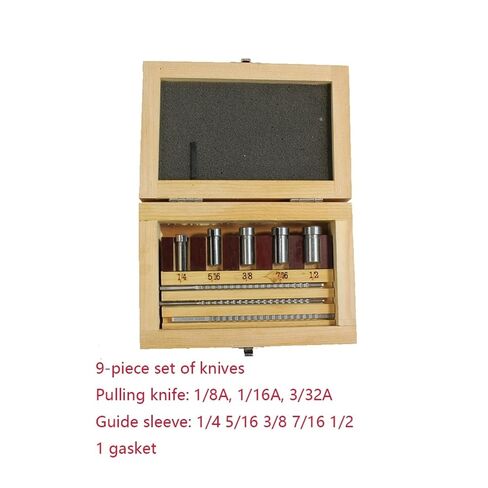 9PCS High-Speed Steel Keyway Broach Set, Bushings for CNC Cutting Machine Tool Precision Engineering in Kuwait