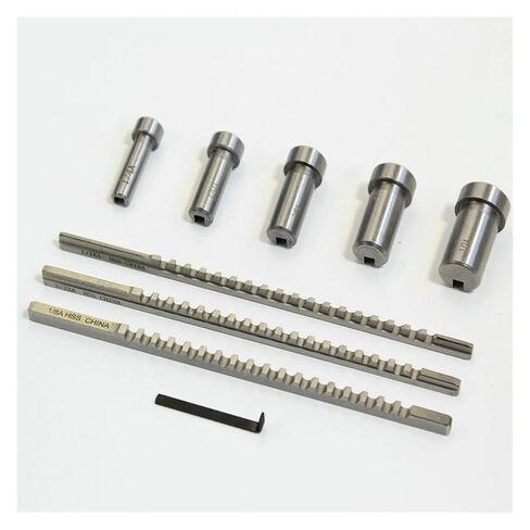 9PCS High-Speed Steel Keyway Broach Set, Bushings for CNC Cutting Machine Tool Precision Engineering in Kuwait