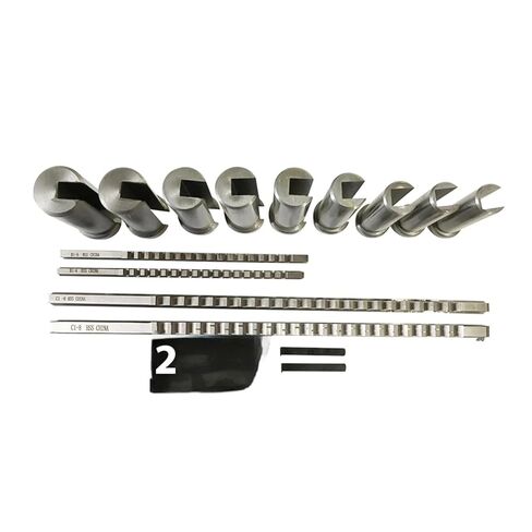 18 قطعة HSS Keyway Broach مجموعات B-4mm، B-5mm، C-6mm، C-8mm متري الحجم أدوات القطع للهندسة الدقيقة لمخرطة CNC in Kuwait