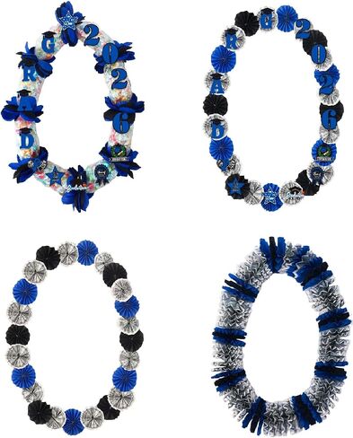 Juntbrushs التخرج أموال Lei Candy Leis DIY قلادة هاواي للملحقات الحزب العليا في كلية الثانوية العليا in Kuwait