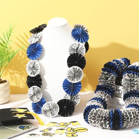Juntbrushs التخرج أموال Lei Candy Leis DIY قلادة هاواي للملحقات الحزب العليا في كلية الثانوية العليا in Kuwait
