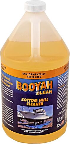 Booyah Clean Bottom Hull Cleaner – Environmentally Preferred Non-Acid, Non-Fuming Formula Removes Scum Lines, Hard Water Deposits, Scale, Barnacles, Mussels, and Rust Stains in Kuwait