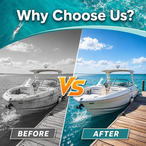 1 Gallon Salt Remover Concentrate, Marine Salt Wash & Engine Flush, Road Salt Cleaner & Corrosion Protection for Boats, Outboard Motors, Trailers, Jet Skis, RVs, ATVs, Cars & Fishing Gear | Salt Remover in Kuwait