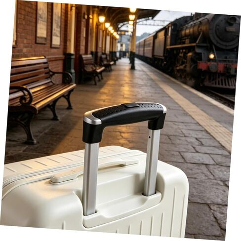 Operitacx Suitcase Handle Grip Replacement Black Plastic Luggage Pull Handle Bolt-on Rolling Suitcase for Travel Luggage Repair in Saudi Arabia