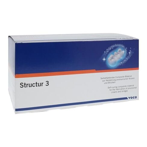 Voco 2512 Structur 3 Temporary Crown & Bridge Material 1:1 A2 5/Pk 50mL in Kuwait