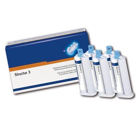 Voco 2512 Structur 3 Temporary Crown & Bridge Material 1:1 A2 5/Pk 50mL in Kuwait