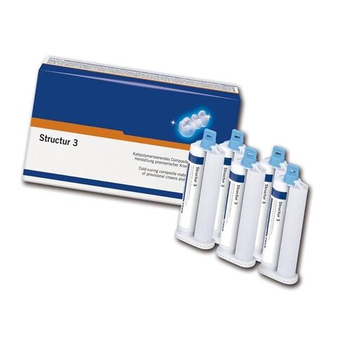 Voco 2512 Structur 3 Temporary Crown & Bridge Material 1:1 A2 5/Pk 50mL in Kuwait