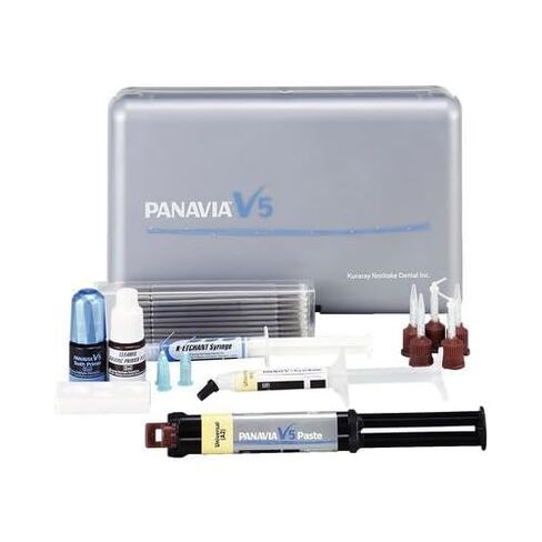 مجموعة قياسية من أسمنت الأسنان من الراتنج 3602KA Panavia V5 من كوراراي شفافة in Kuwait