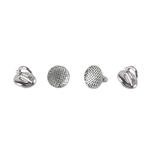 100Pcs,10Pcs/Pack Dental Orthodontic Direct Bonded Eyelet Traction Hook Composite Ceramic Lingual Buttons with Hook Materiales Orthodont (Bondable Eyelet Round) in Kuwait