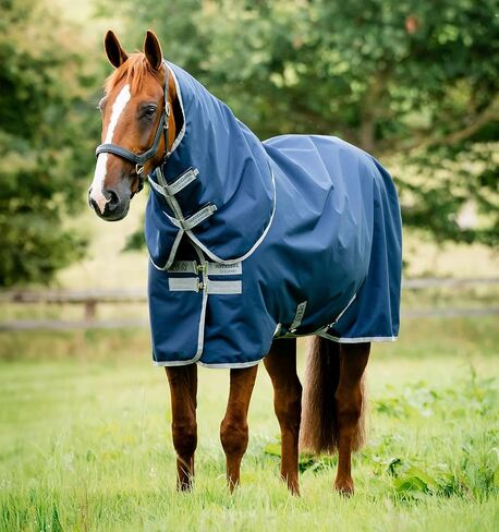 Horseware Ireland Amigo Ripstop 900D Plus Turnout 200g Navy/Titaniumgrey 78 in Kuwait
