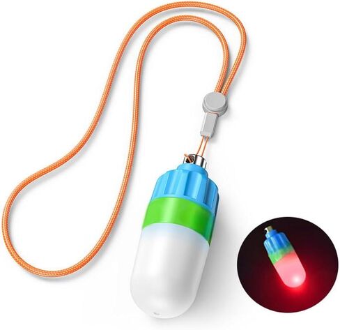 Signal Light IPX8 Waterproof Diving Safety Light for Scuba Diving and Night Time Visibility Submersible Beacon Mini Tank Marker with Constant and Flashing Modes (Blue) in Kuwait