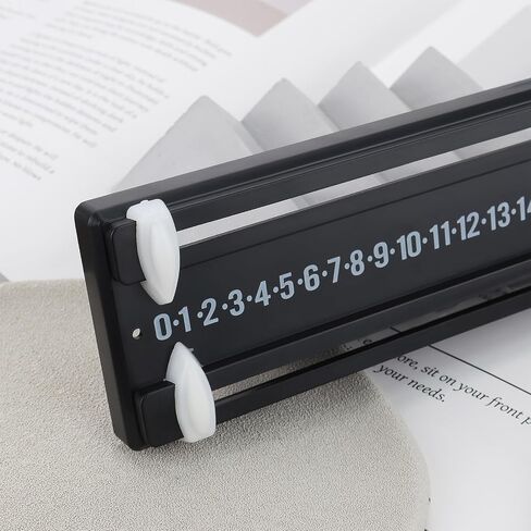 Black Snooker Scoreboard Plastic Game Scoreboard 255 x 59 mm Billiards Scoreboard Wall Mounted for Kids Snooker Tables Score in Kuwait