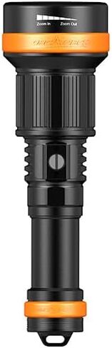 ORCATORCH ZD710 MK2 Dive Light, 4°–72° Zoom Beam Scuba Diving Flashlight, 150m Waterproof Underwater Torch in Kuwait