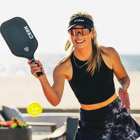 نظارات CRBN Pivot Pickleball للرجال والنساء - حماية العين الفوتوكرومية مع عدسات بديلة عاكسة باللون الرمادي للحماية من الشمس والتأثيرات - حزمة افتراضية in Kuwait