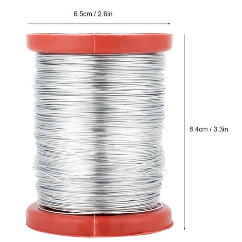 0.5mm Stainless Steel Beehive Frame Wire, 500g Roll for Wax Sheet Holding and Beehive Frame Setup in Kuwait