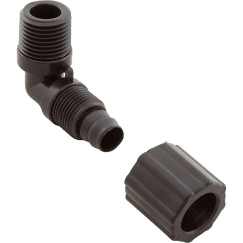 AquaStar ChemStar CH100 CH1017 1/2" 90 x Tube Ftg Compression Nut in Kuwait