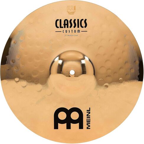 Meinl 15 بوصة Crash Cymbal - كلاسيكيات رائعة مخصصة - صنع في ألمانيا، ضمان لمدة عامين (CC15MC-B) | Cymbal لمجموعة الطبول، لمسة نهائية رائعة B12 برونزية in Kuwait