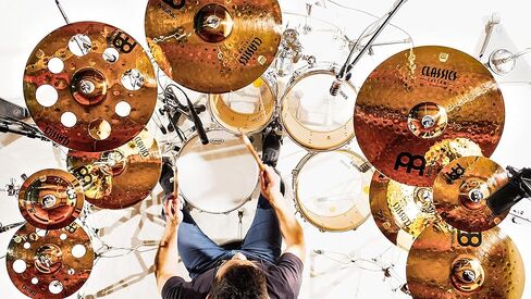 Meinl 15 بوصة Crash Cymbal - كلاسيكيات رائعة مخصصة - صنع في ألمانيا، ضمان لمدة عامين (CC15MC-B) | Cymbal لمجموعة الطبول، لمسة نهائية رائعة B12 برونزية in Kuwait
