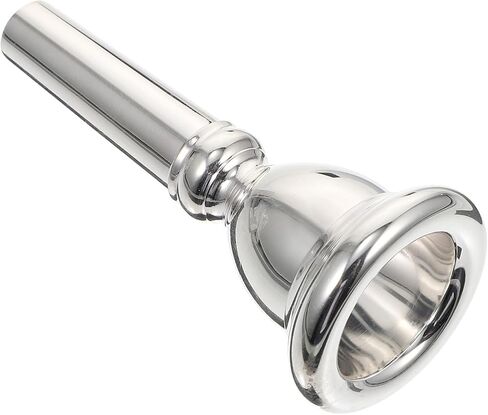 Beavorty Silver-plated Euphonium Mouthpiece Brass Accessory Professional Replacement Part for Small Euphonium Practice and Musical Instrument Supply in Kuwait