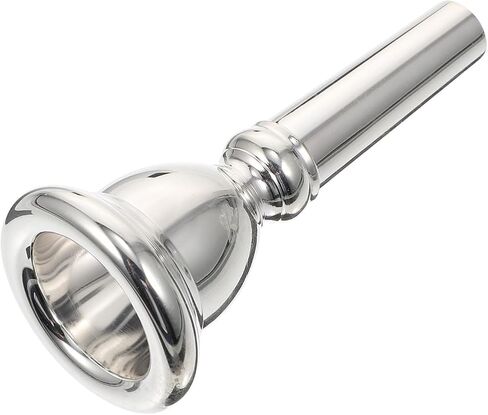 Kisangel Silver-plated Euphonium Mouthpiece Replacement Brass Musical Instrument Accessory for Euphonium Players Professional Part Compatible Standard Models in Kuwait