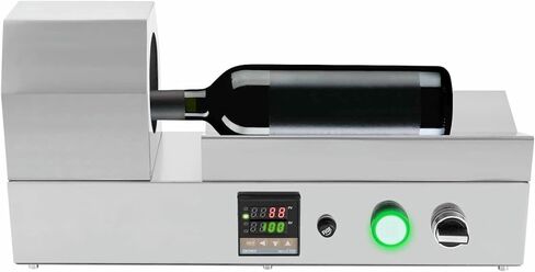 Electric Heat Shrink Machine with Digital Display, Designed for Sealing and Packaging Bottle Sleeves. in Kuwait