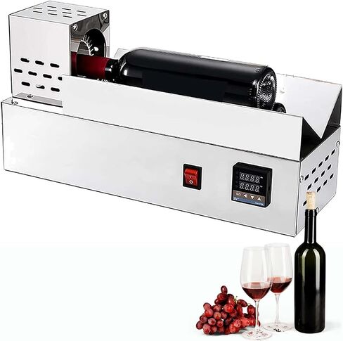600W Electric Heat Shrink Machine, Heat Shrinker for Wine Bottles, Adjustable Temperature Ceramic Bottle Cap Sealer, for PVC Caps, Soy Sauce, Vinegar, Olive Oil in Kuwait