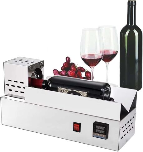 Electric PVC Heat-Shrink Machine for Bottle caps; 600W Adjustable-Temperature Unit,for Heat-Shrinking Capsules on Wine Bottles with a Maximum Diameter of 80mm in Kuwait