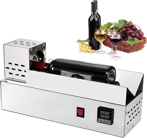 Electric Heat Shrink Machine, 600W Ceramic Heating Bottle Cap Sealing & Shrink Packaging Machine for PVC, Adjustable Temperature in Kuwait