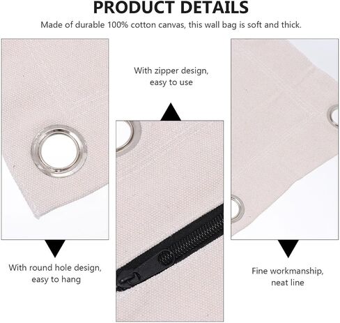 Portable Beige Canvas Boxing Training Bag Wall Mounted Target for Home and Gym, Improves Boxing Training Sturdy Material and Easy Installation in Kuwait