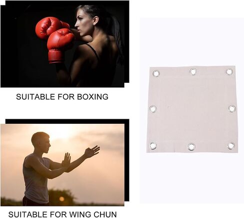 Sewroro Upgraded Large Canvas Boxing Target Bag for Gym and Home Use, Portable Tool for Boxing Skills, Sturdy Beige Material in Kuwait