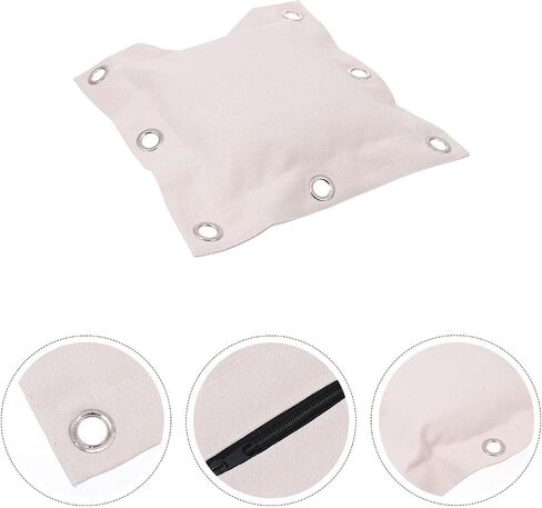 Sewroro Upgraded Large Canvas Boxing Target Bag for Gym and Home Use, Portable Tool for Boxing Skills, Sturdy Beige Material in Kuwait
