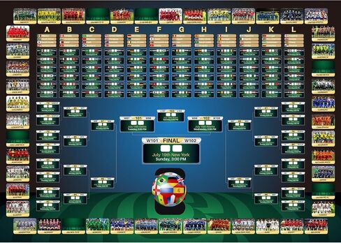 Know me 2026 World Soccer Wall Chart Schedule Poster, Soccer Tournament Wall Schedule Chart Soccer Fan Decor in Kuwait