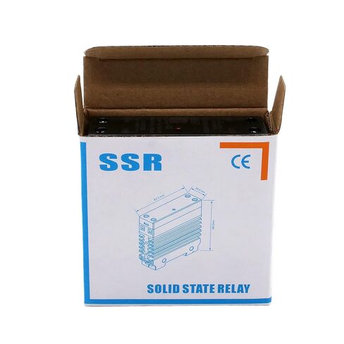 SSR 80 DA DC to AC 80A Solid State Relay with Radiator, DIN Rail Mount, Automatic Operation, 3-32V DC Input, 24-480V AC Output in Kuwait