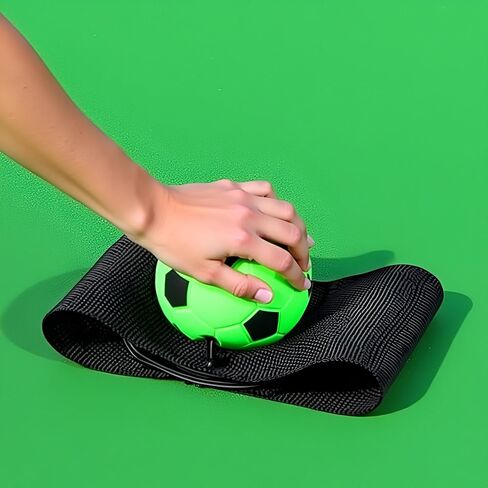 Green Wrist Return Ball Rubber Sport Ball with Wrist Strap and String Rebound Bouncy Balls Wrist Rebound on Elastic String Exercise Play, Sports Reaction Balls in Kuwait