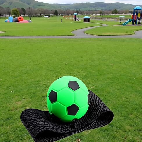 Green Wrist Return Ball Rubber Sport Ball with Wrist Strap and String Rebound Bouncy Balls Wrist Rebound on Elastic String Exercise Play, Sports Reaction Balls in Kuwait