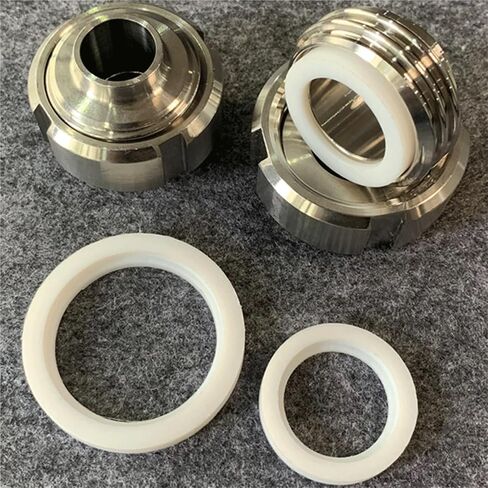 19 25 32 38 45 51 63 76 89 102 مللي متر الغذاء الصف PTFE ختم طوقا قطاع ل الصحية SMS الاتحاد البيرة (SMS 38 مللي متر) in Kuwait