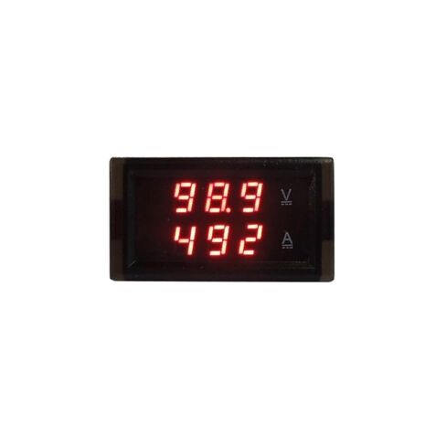 1 قطعة YB28VA رقمي تيار مستمر الفولتميتر 100 فولت-600 فولت + الاستشعار (DC500A ، DC0-100V (أحمر-أحمر)) in Saudi Arabia