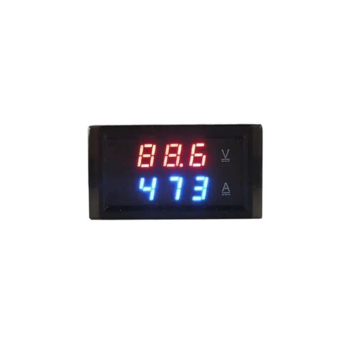 1 قطعة YB28VA رقمي تيار مستمر الفولتميتر 100 فولت-600 فولت + الاستشعار (DC500A ، DC0-100V (أحمر-أحمر)) in Saudi Arabia