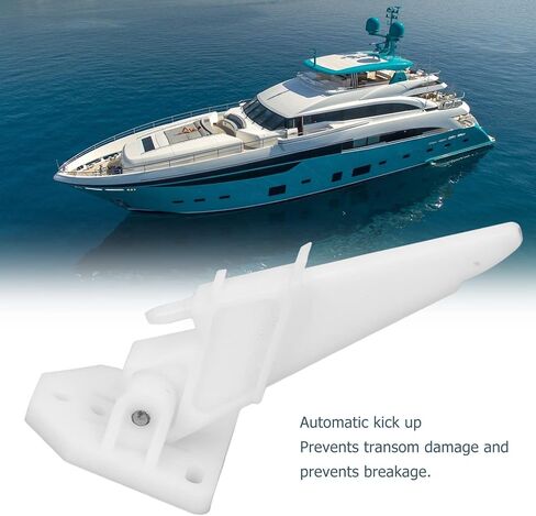 Speedometer Pitot, Boat Speed Pick Up Tube ABS Heat Impact Automatic Kick Up White Universal for Faria Speedometers in Kuwait