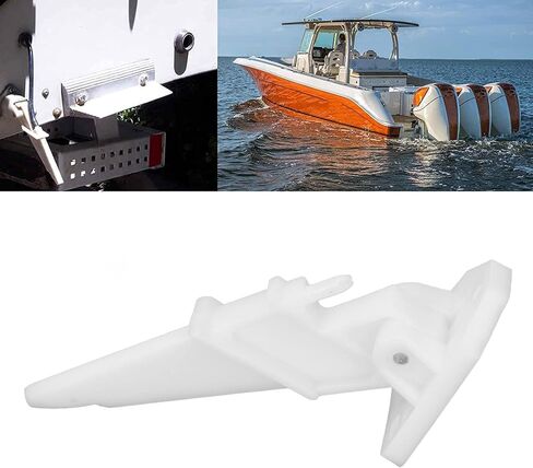 Speedometer Pitot, Boat Speed Pick Up Tube ABS Heat Impact Automatic Kick Up White Universal for Faria Speedometers in Kuwait