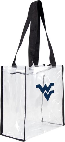 حقيبة Littlearth للجنسين للبالغين من الجنسين NCAA West Virginia University Clear Square Stadium، شفافة، 11.5 بوصة × 5.5 بوصة × 11.5 بوصة in Kuwait