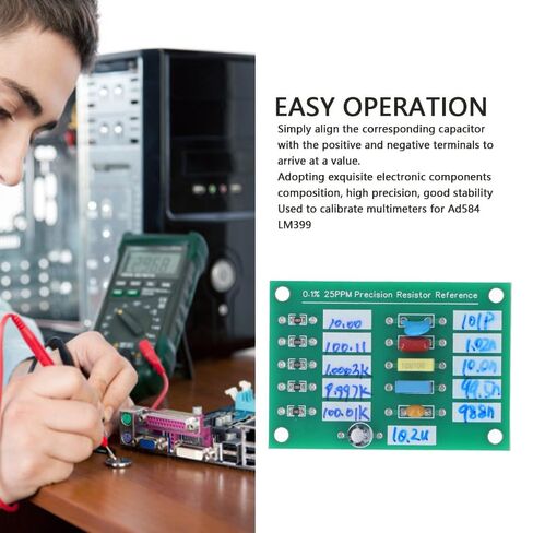 لوحة سعة المقاومة 0.1% 25PPM - أداة معايرة لأجهزة القياس المتعددة Ad584 LM399، مادة PCB عالية الدقة in Kuwait
