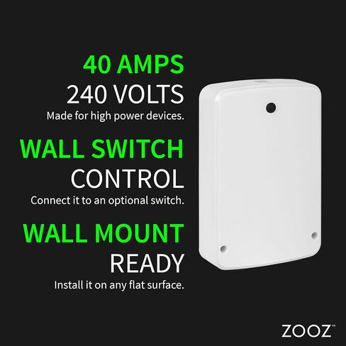Zooz Z-Wave Long Range High Power Relay ZEN78 800LR | Z-Wave Hub Required in Kuwait